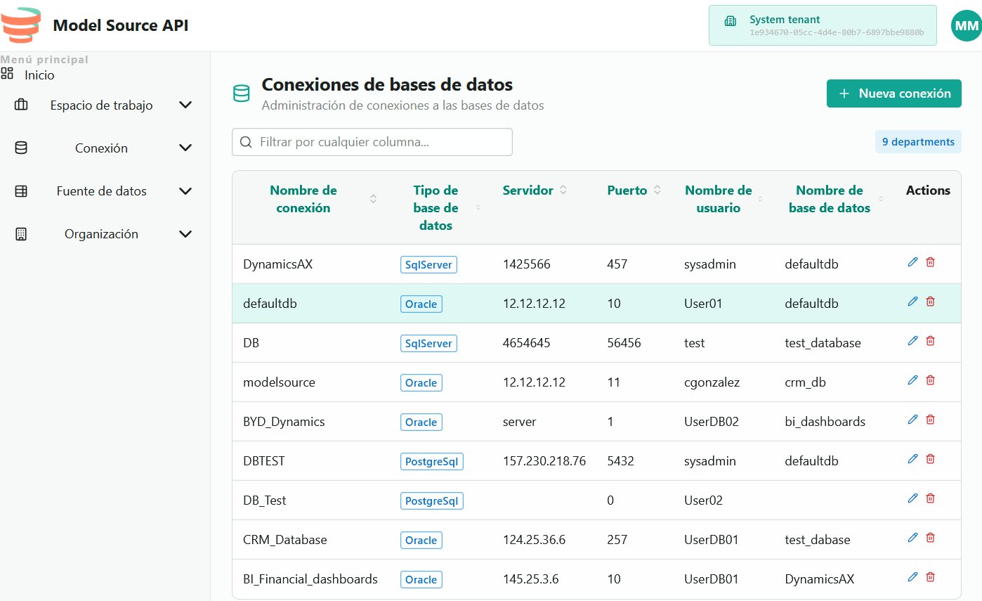 Model Source API - App screenshot