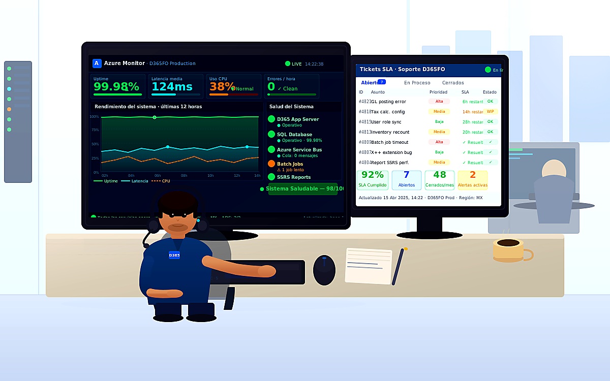 Soporte y optimización continua Dynamics 365 — Ingeniero de soporte